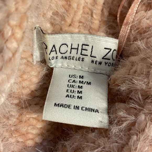 Rachel Zoe pink sweater size M - Picture 2 of 3